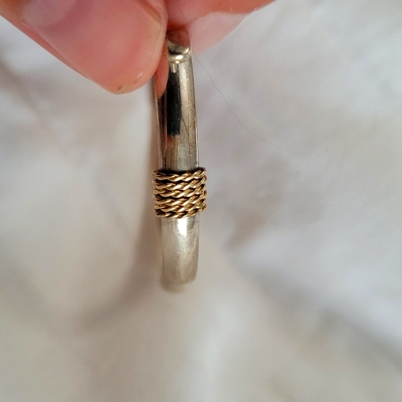 RARE 14K Gold & 925 University of Michigan Wolverines Football Charm Bracelet - Picture 9 of 15